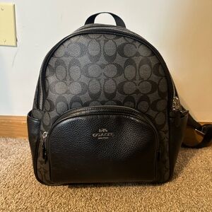 Coach Black Backpack
